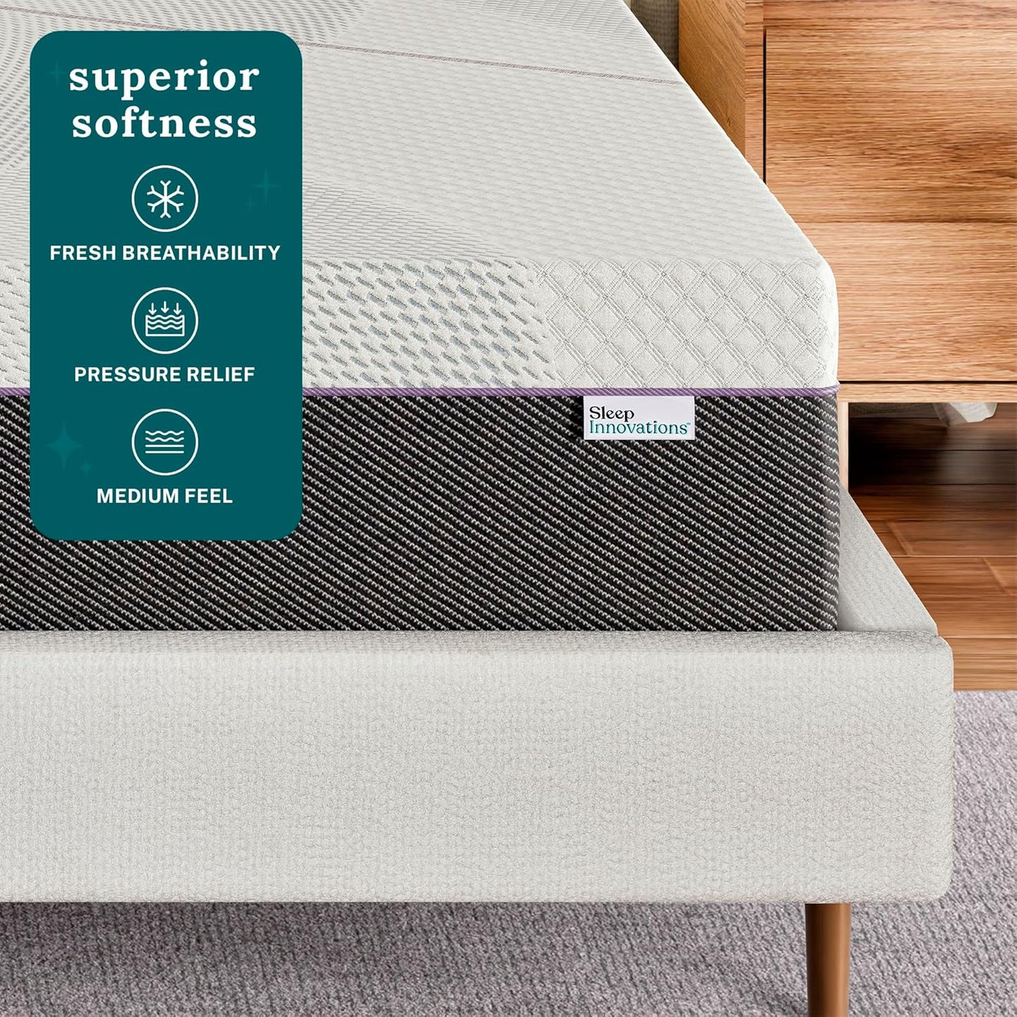 Sleep Innovations Shiloh Full 14" Memory Foam Bed-in-a-Box Mattress