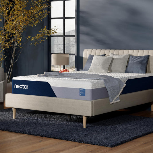 Nectar Classic 12" Queen Memory Foam Mattress – Medium Firm, Cooling, Mattress in a Box