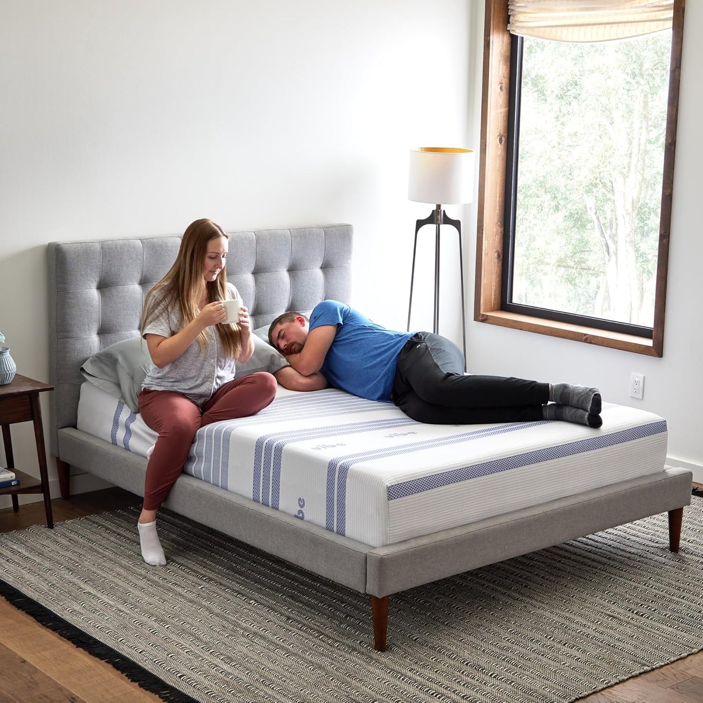 Vibe Twin XL Gel Memory Foam Mattress – 12", Pressure-Relieving, Cooling, Medium-Firm Feel