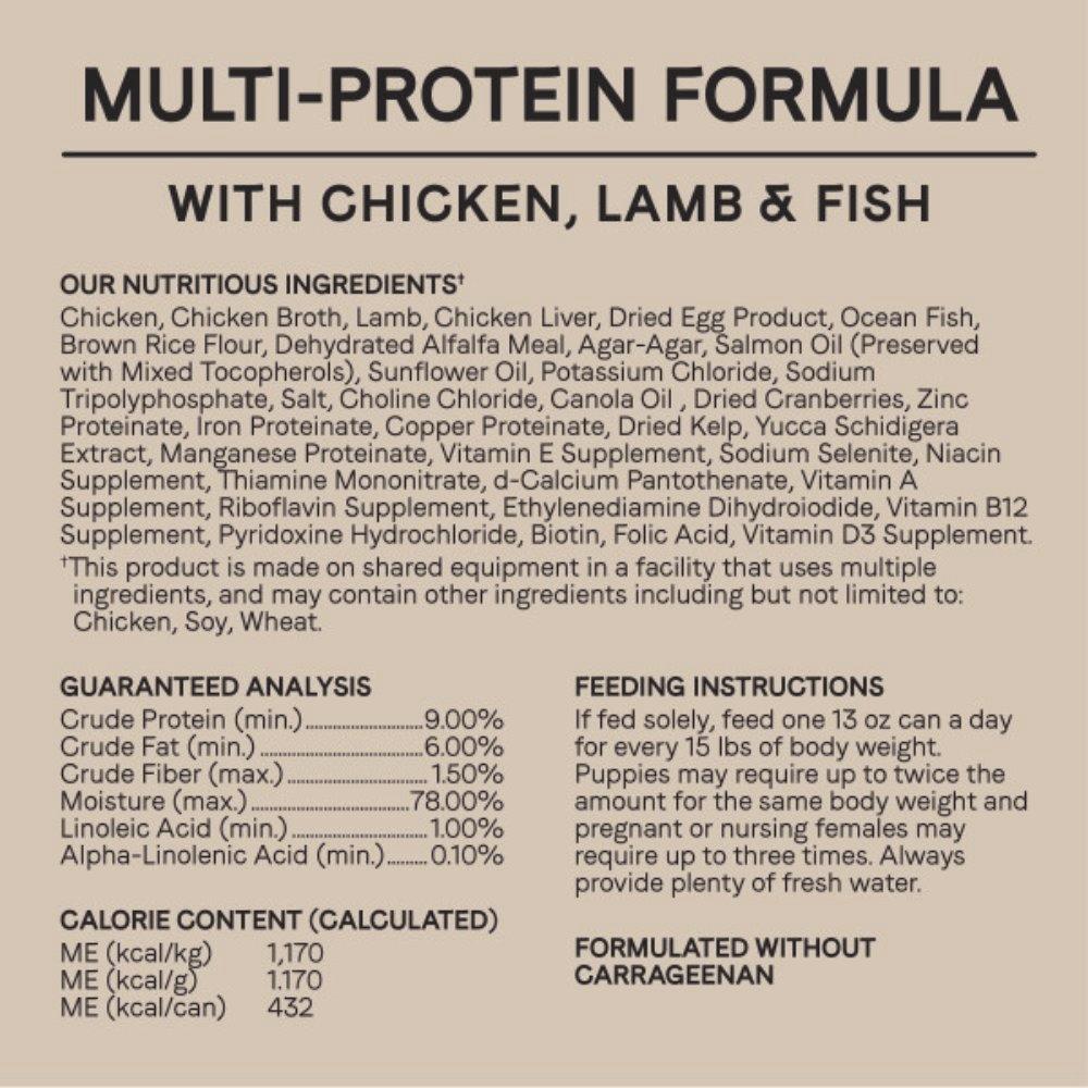 Canidae® Wet Dog Food – Multi-Protein Recipe for All Life Stages, 13 oz