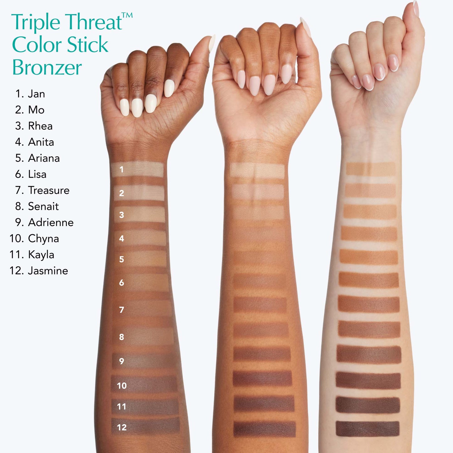 Triple Threat™ Multi-Tasking Bronzer Stick-jan (fair golgan)