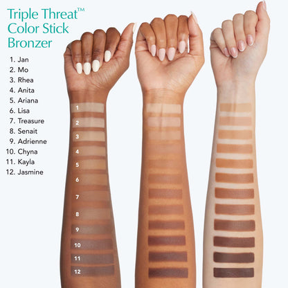 Triple Threat™ Multi-Tasking Bronzer Stick-jan (fair golgan)