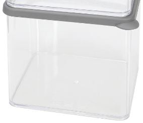 "Casanero 2-Pack Stackable Food Storage Containers – Charcoal, Durable & Space-Saving"