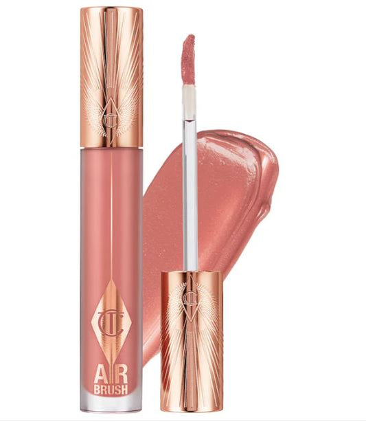 Airbrush Flawless Matte Lip Blur Liquid Lipstick – Long-Lasting, Soft-Focus Matte Lip Color- Pillow Talk Blur - pink nude
