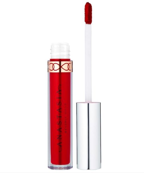 Smudge-Proof Matte Liquid Lipstick – Longwear, Waterproof, Full-Coverage Lip Color-: American Doll - classic blue red
