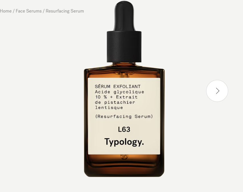 L63 — Resurfacing Serum 10% Glycolic Acid + Mastic Tree Extract