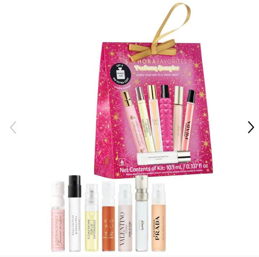 Sephora Favorites Perfume Sampler Set – Travel Sprays with Full-Size Voucher