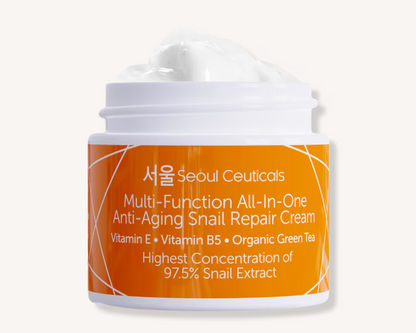 Korean Skin Care Multi-Function All-In-One Anti-Aging Snail Repair Cream