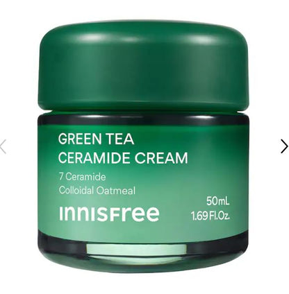 “innisfree Green Tea Ceramide Moisturizer – Hydrate, Soothe & Repair Skin Barrier”