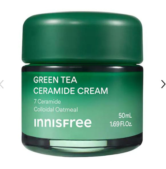 “innisfree Green Tea Ceramide Moisturizer – Hydrate, Soothe & Repair Skin Barrier”
