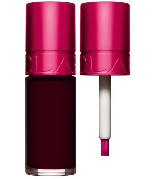 Clarins Water Lip Stain – Lightweight, Transfer-Proof Matte Color-Color: Violet Water - vibrant berry