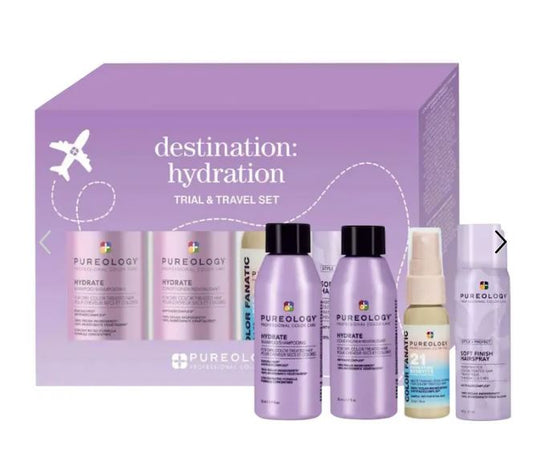 Hydrate On-The-Go Mini Kit – Travel-Ready Hair Care Essentials-Pureology