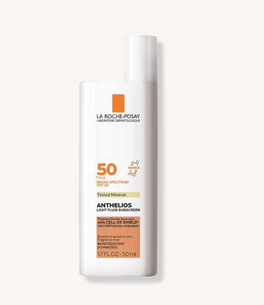 Anthelios Mineral Tinted Ultra Light Face Sunscreen Fluid SPF 50