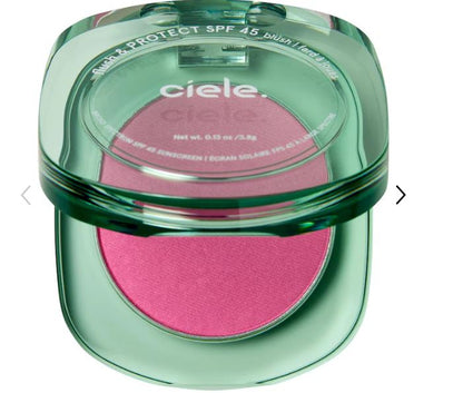 flush & PROTECT SPF 45+ powder blush