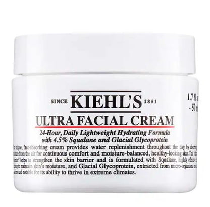 Kiehl’s Ultra Facial Refillable Moisturizing Cream with Squalane for 24-Hour Hydration