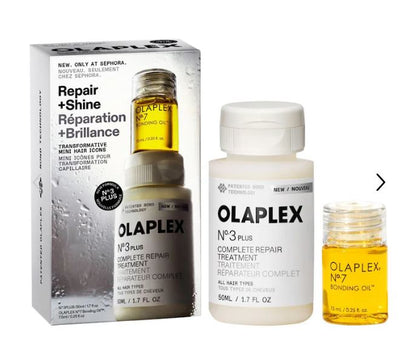Mini Repair Duo – No.3 Bond Treatment & No.7 Shine Hair Oil-Olaplex
