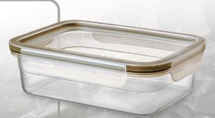 "Greener Chef 21 oz. Food Storage Container with Eco-Friendly Bamboo Lid"