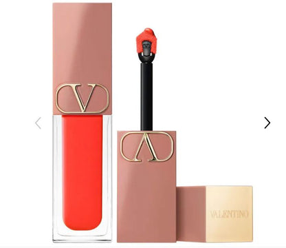 Liquirosso 2-in-1 Liquid Lipstick & Blush – Soft Matte, Long-Lasting Lip & Cheek Tint-Color: 128R - Nude At Last - deep pink