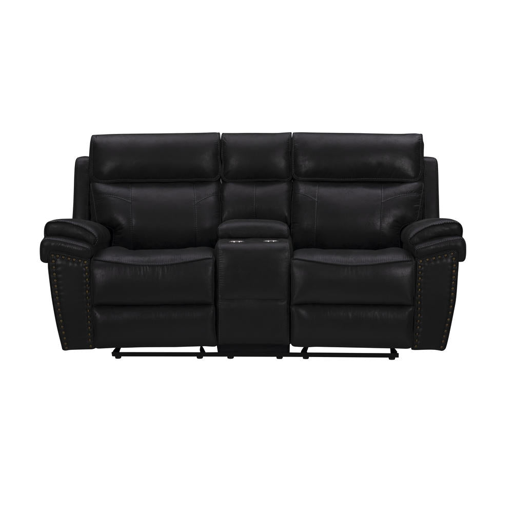 Dublin Modern Upholstered Reclining Loveseat