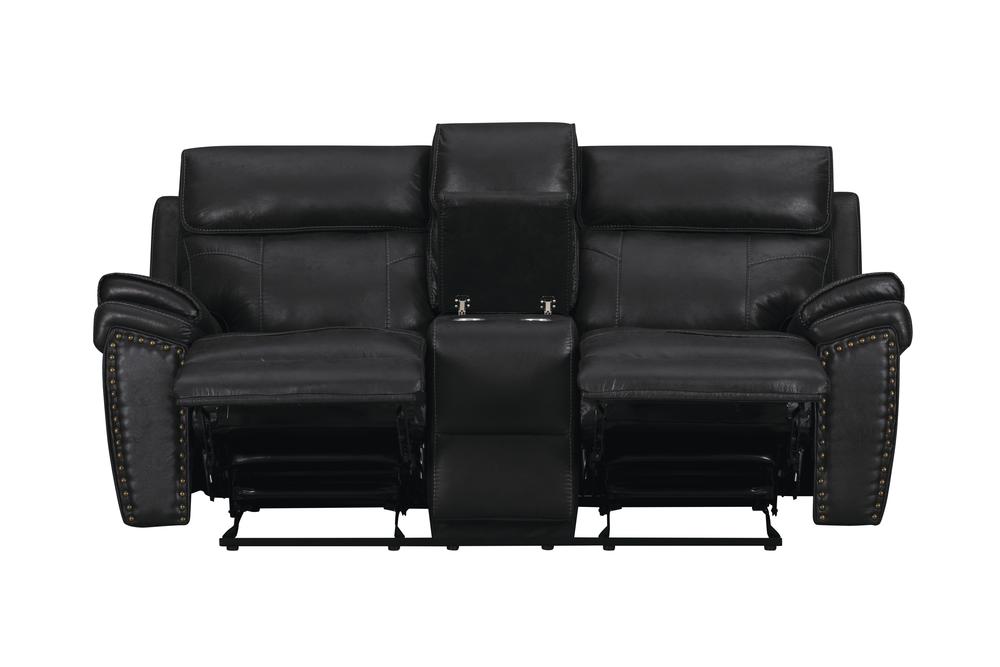 Dublin Modern Upholstered Reclining Loveseat