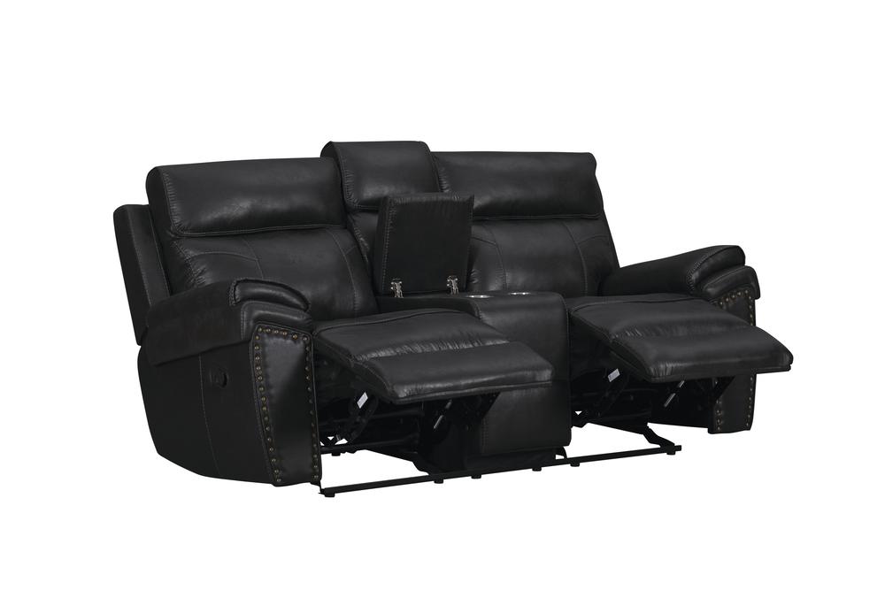 Dublin Modern Upholstered Reclining Loveseat