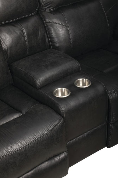 Dublin Modern Upholstered Reclining Loveseat