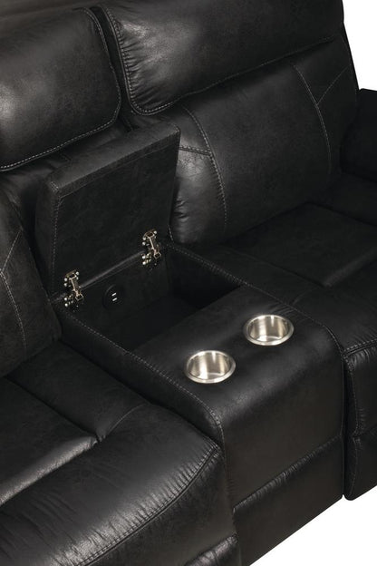 Dublin Modern Upholstered Reclining Loveseat