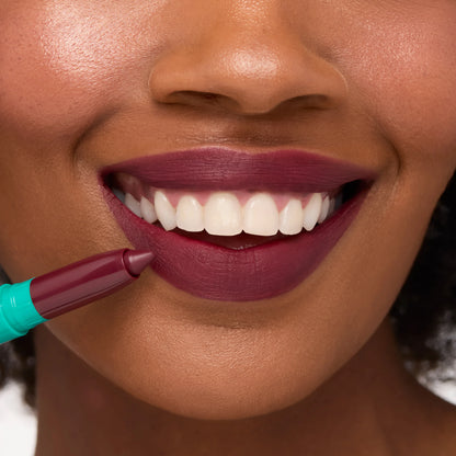 EmpowerMatte  Matte Lip Crayon Duo-Ragan (Warm Plum)- Best Seller
