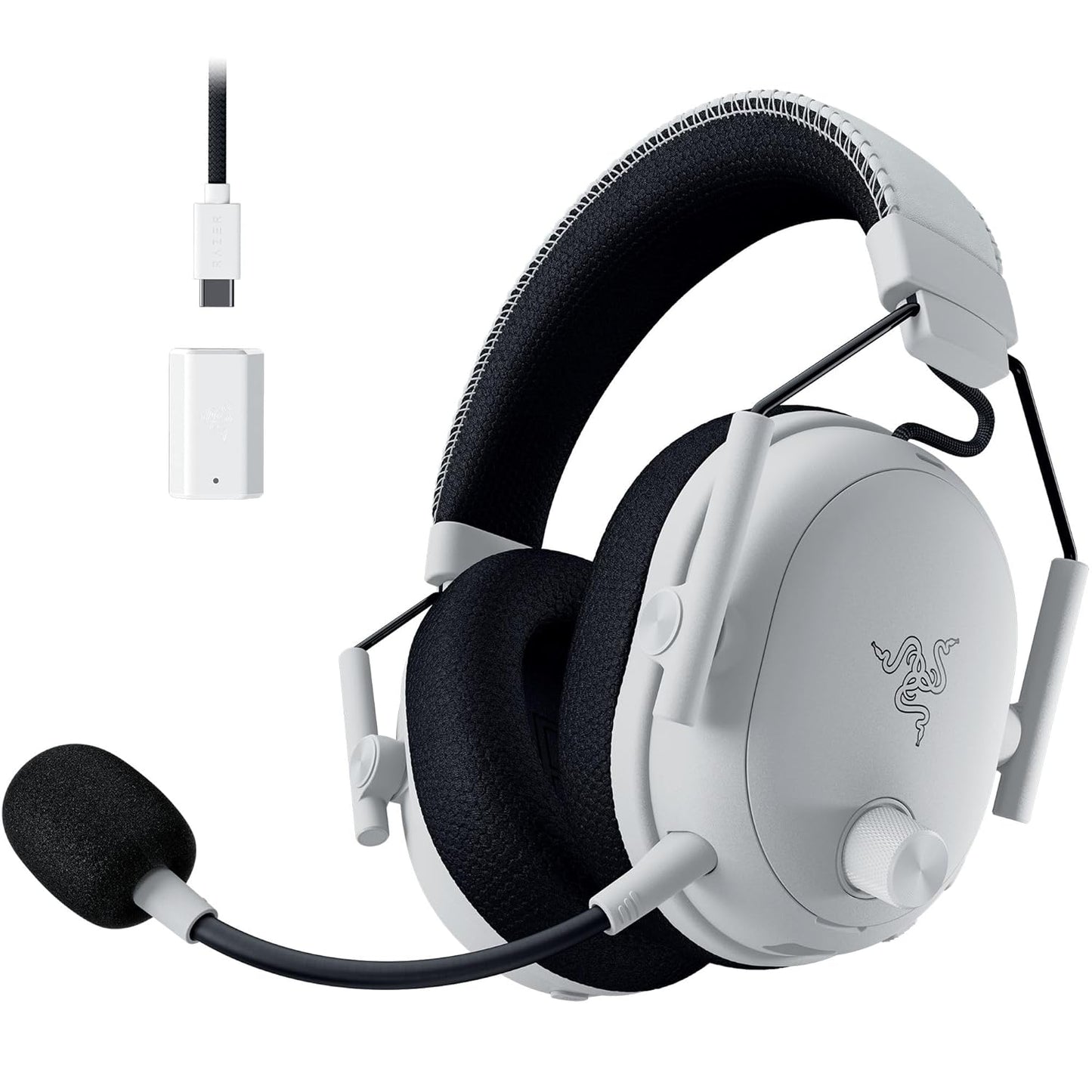 Razer BlackShark V3 Pro Wireless ANC Gaming Headset – 70H Battery, White