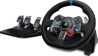 Logitech G29 Racing Wheel & Pedals for PS5, PS4 & PC | Force Feedback, Leather Wheel