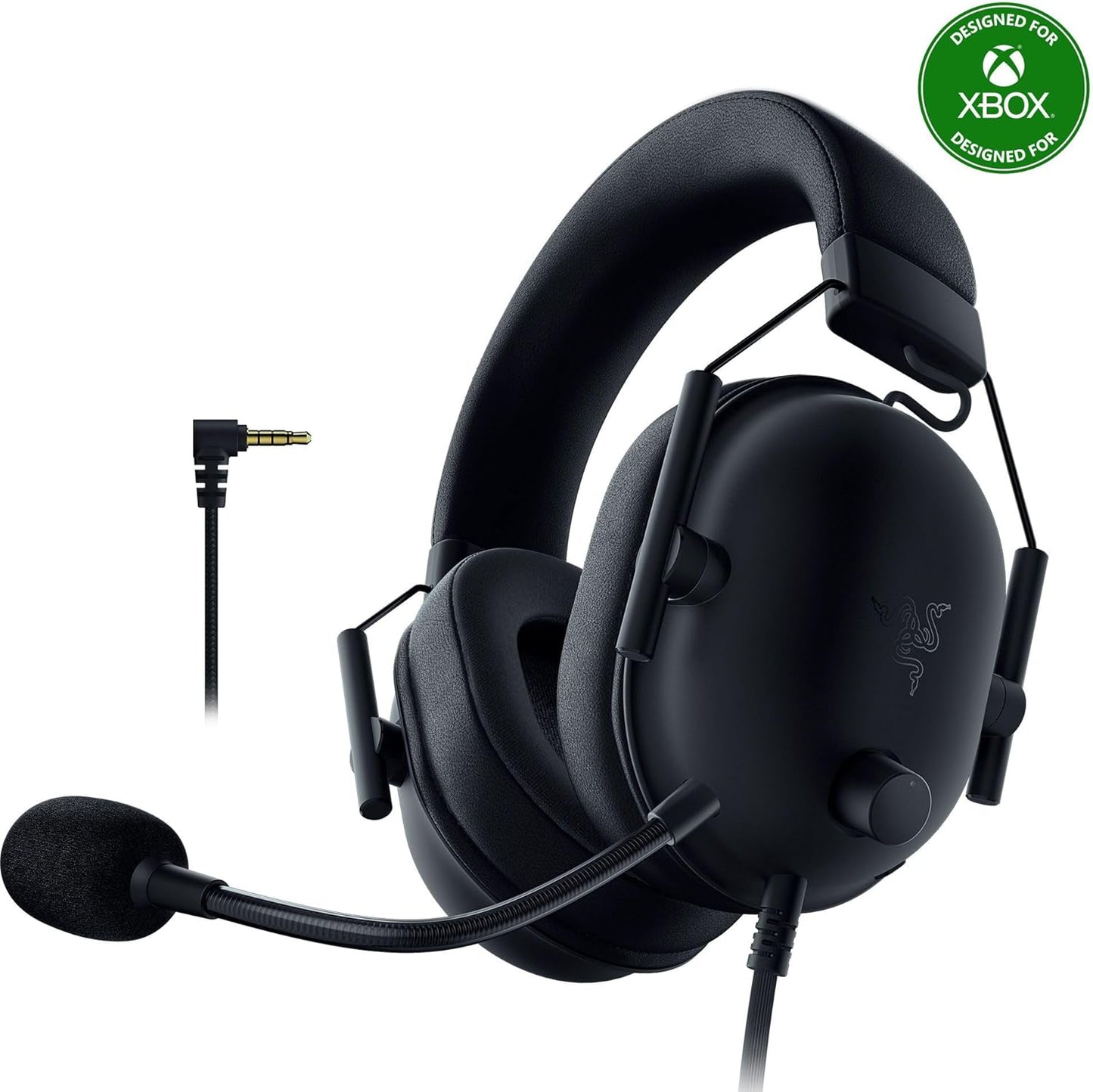 Razer BlackShark V2 X Xbox Gaming Headset – 50mm Drivers, 3.5mm, Black