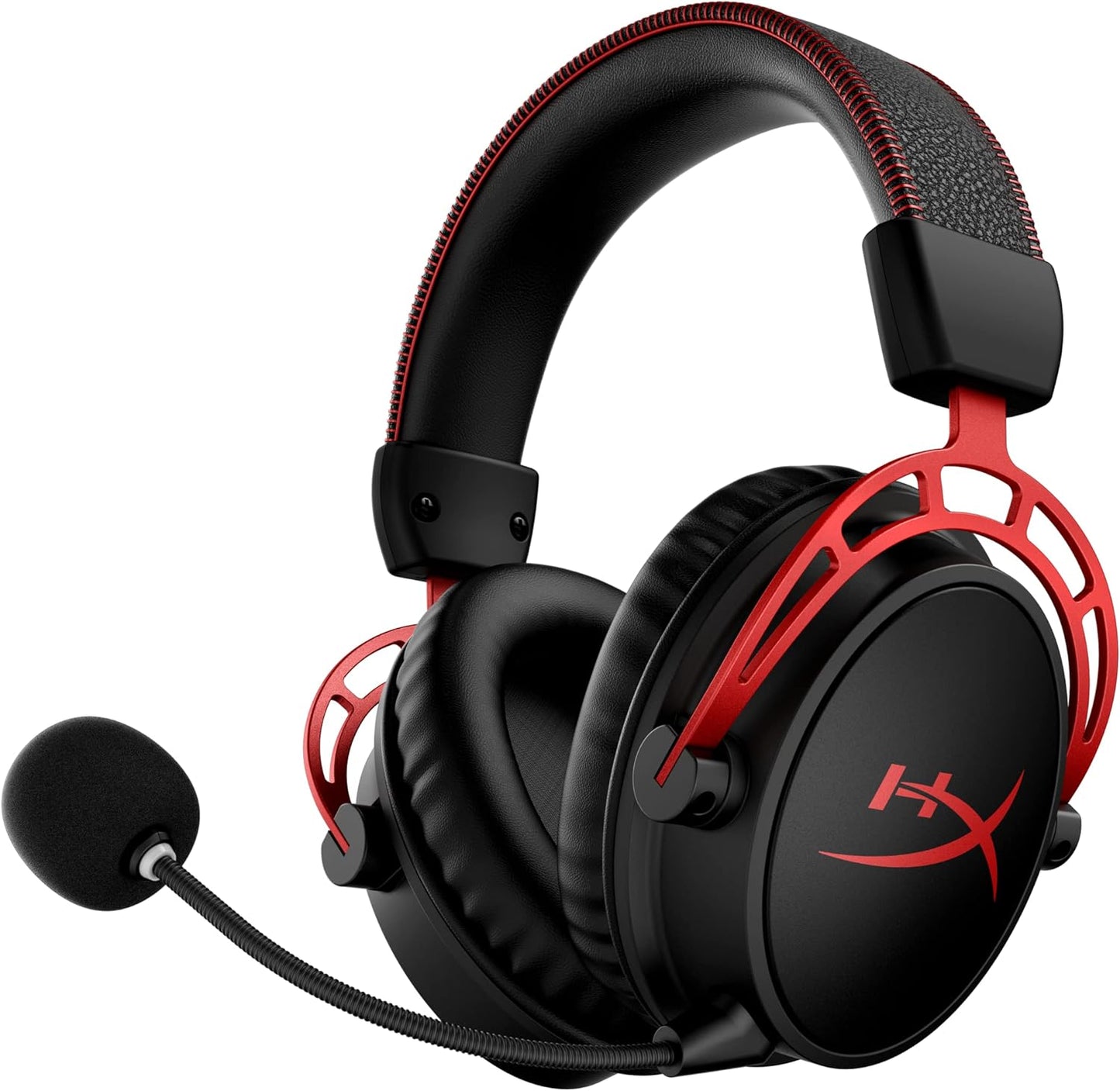 HyperX Cloud Alpha Wireless Gaming Headset – 300H Battery, DTS Headphone:X, Red