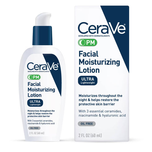 CeraVe PM Ultra-Light Night Moisturizer - 2 fl oz