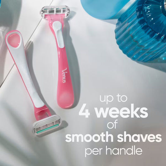 Gillette Venus Sensitive Women's Razors - 3-Blade Disposable, 3 ct