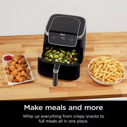 Ninja 5-Qt Air Fryer Pro 4-in-1 with Dishwasher-Safe Parts - Gray