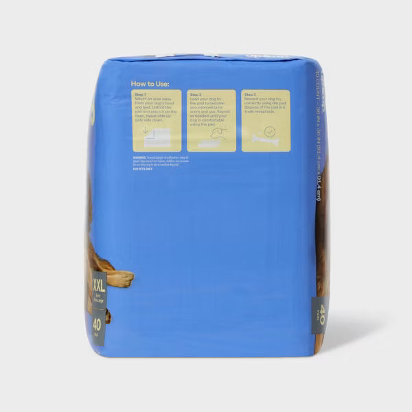 up&up™ Leak-Proof XXL Puppy Training Pads - 40ct