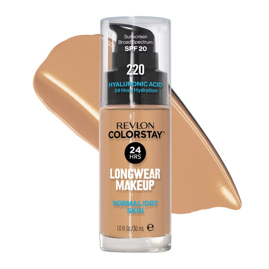 Revlon ColorStay Makeup for Normal/Dry Skin, SPF 20 , 1 fl oz-220 Natural Beige