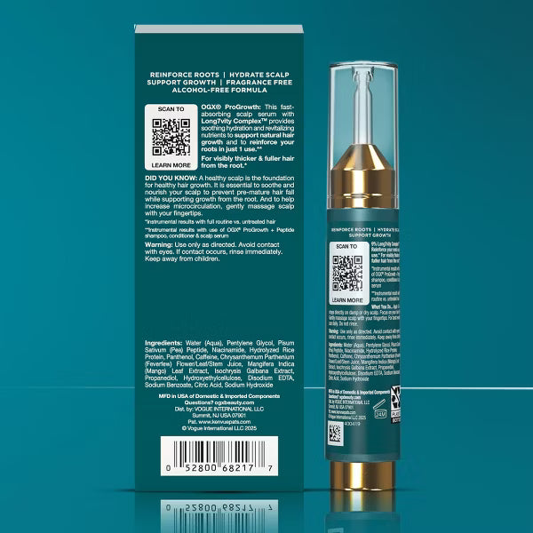 OGX ProGrowth+ Hair Strengthening Peptide Scalp Serum - 0.33 fl oz