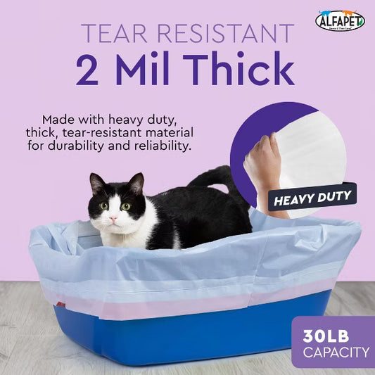 Alfapet Extra Giant Cat Litter Box Liners - 15 Count