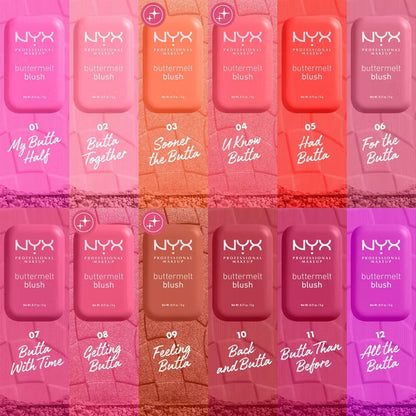 NYX Buttermelt Buildable Blush – Feeling Butta