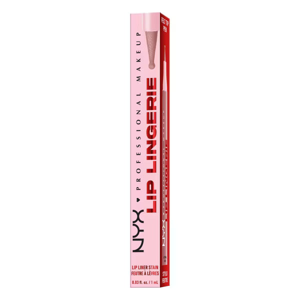 NYX Lip Lingerie Longwear Lip Liner Stain – Cuff Me, 0.03 fl oz-07 Cuff Me