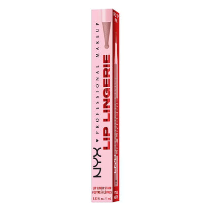 NYX Lip Lingerie Longwear Lip Liner Stain – Cuff Me, 0.03 fl oz-07 Cuff Me