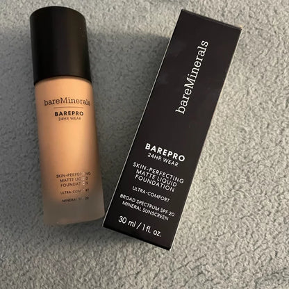bareMinerals BAREPRO 24HR Liquid Foundation SPF 20, Fair 17 Neutral, 1 oz