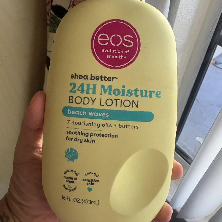 eos Shea Better 24-Hour Moisture Body Lotion - Beach Waves, 16 fl oz