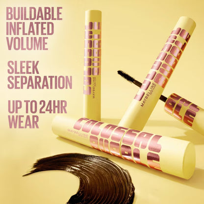 Maybelline Colossal Bubble Washable Mascara – Copper Brown, 0.33 fl oz-Copper Brown