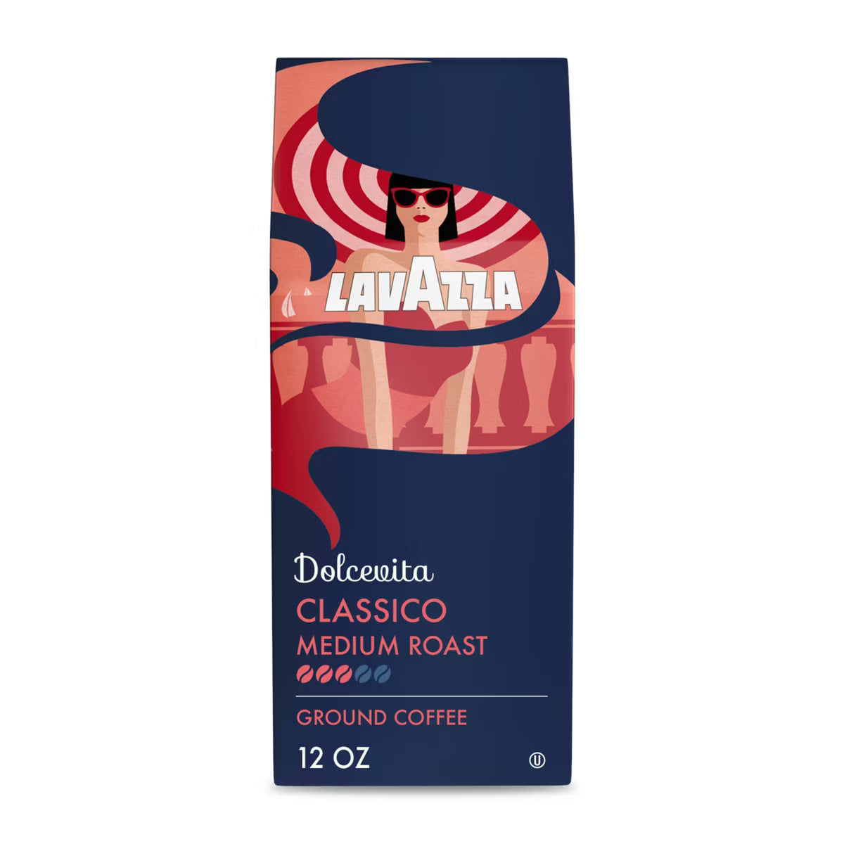 Lavazza Classico Premium Ground Coffee - Medium Roast, 12 oz