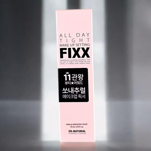 So Natural All Day Tight Makeup Setting Fixx Spray, 2.54 oz
