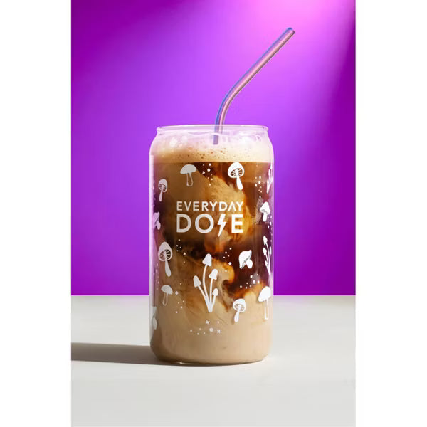 Everyday Dose Instant Mushroom Coffee - Mild Roast, Half Caff, 3.6 oz