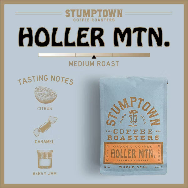 Stumptown Holler Mountain Organic Medium Roast Ground Coffee - 12 oz
