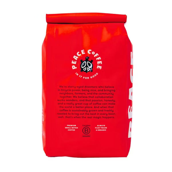 Peace Coffee Do Gooder Premium Dark Roast Ground Coffee - 12 oz